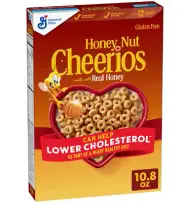 Honey Nut Cheerios Heart Healthy Gluten Free Breakfast Cereal, 10.8oz