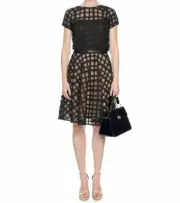 Alannah Hill 'I owe you nothing' nude beige skirt Size 12 RRP: $229