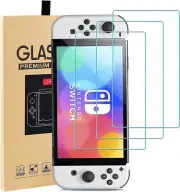 JOYAUS [3 Pack] Screen Protector Glass for Nintendo Switch OLED 7 Inch, Premi...