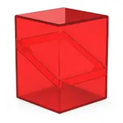 Ultimate Guard Boulder 100+ Clear Ruby Deck Box