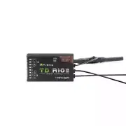 FrSky 2.4G 900M Tandem Dual-Band Receiver TD R10 Receiver with 10 Channel Ports