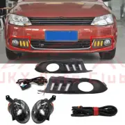 For Volkswagen Jetta 2011 2012 2013 2014 p 2X LED Fog Lamp Dynamic Signal Lights (for: Volkswagen)