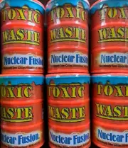 (6) Toxic Waste Nuclear Fusion Sour Candy Drums 1.7 oz Free Shipping
