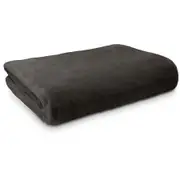 Ardor Boudoir Lucia Luxury Plush Velvet Blanket - Charcoal