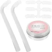 1 Set Eyelash Stamp Tool Reusable Eyelash Stencils for Lower Lashes Easy to Use Eye Makeup Accessory Compact Lightweight Design for Travel and Daily Use