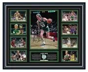 LARRY BIRD BOSTON CELTICS SIGNED POSTER LIMITED EDITION FRAMED MEMORABILIA
