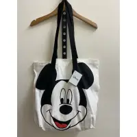 在飛比找蝦皮購物優惠-迪士尼Disney 米老鼠米奇卡通圖案帆布包手提包肩背包購物