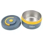 420ml Double Layer Thermal Lunch Container 304 Stainless Steel Dark Blue
