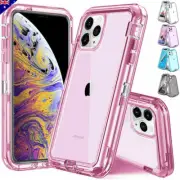 Clear Heavy Duty Shockproof Case For iPhone 16 Pro Max 15 14 13 12 11 XS 8 Cover