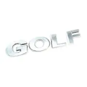 3D ABS GOLF Logo Black Silver Chrome Sticker Car Styling Auto Rear Trunk Letters Labeling Decal or Body Side Fender Badge Emblem