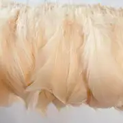Goose Nagoire Feather Strung per 10cm - Peach