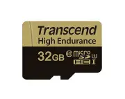 32GB Transcend High Endurance MicroSDHC Card CL10 w/SD Adapter