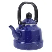 Cooking Kettle Gas Enamel Stove Top Office Teapot with Warmer Travel