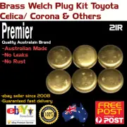 Brass Welch Plug Kit Brass Expansion Welsh Plugs Fits Toyota 21R