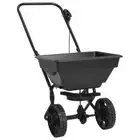 Tow Behind Salt Spreader 15L Garden Seed Sand Wheel Cart Trolley Wheelbarrow