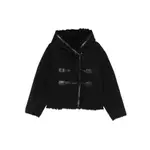 [Low Classic] Low Classic Hooded Toggle-fastening Coat S BLACK