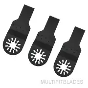 3 x 3/4”Fine Tooth Oscillating Tool Saw Blades-fits older Fein Multimaster model
