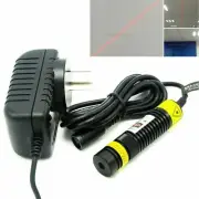 Line 650nm 200mW Focusable Red Laser Module Collimating Lens 5V Adapter
