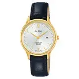 在飛比找遠傳friDay購物優惠-ALBA 精緻淑女 石英錶 皮革錶帶 防水50米 AH7N9