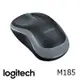 燦坤獨家｜羅技 Logitech M185 無線滑鼠 黑灰色(910-002258)