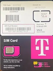 (10) T-Mobile SIM Card R15 5G 4G LTE TMobile Triple Cut Nano Micro 3 in 1 Ultimate TMO Starter Pack with Simbros Simkey to Remove The sim Tray on Any Device!