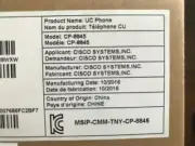 New Cisco CP-8845-W-K9 VoIP IP PoE (WHITE) (We buy and sell Cisco)