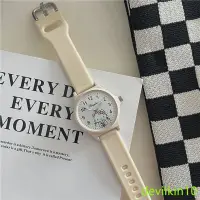 在飛比找蝦皮購物優惠-【DE】奶黃可愛手錶 兒童手錶 學生手錶 卡通手錶 手錶 石