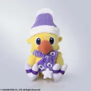Authentic Square Enix Final Fantasy Chocobo Purple Scarf Winter Ver. Plush 2019