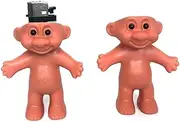 2 Pack Cute Troll Dolls Lighter Case Pouches Cover Holder Silicone Funny Mini Dolls Lighter Sleeve for 3.2in Regular Lighter (Lighter not Included)