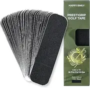 HAPPY EMILY PRESTIGRIP Golf Blister Tape - 36 Pre-Cut Strips, 4-Way Stretch Tape for Hands & Fingers, Waterproof, Durable & Comfortable