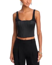 Bcbgmaxazria Sleeveless Corset Top