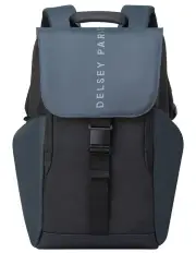 [Delsey] Securflap 1Cpt Backpack 15 in Black