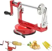 Tornado Potato Spiral Cutter, Stainless Steel Manual Potato Spiral Twister, Incisive Time Saving Vegetable Cucumber Slicer for Kitchen Cooking