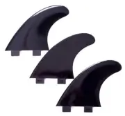 Plastic Surfboard Fins - The Basic - Thruster / Plastic