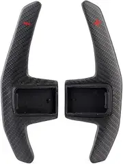 Brilluxa Paddle Shifters, Carbon Fiber Shift Extension, Compatible with Nissan GT-R R35 Facelift 2017-2020, Matte Extended Gear Paddle, Steering Wheel Shift Lever Kit