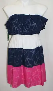 Lilly Pulitzer Libby Dress Multi Libby Colorblock Sleeveless #32853 Sz M - NWT