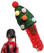 Christmas Hair Accessories | Christmas Hair Clip Scrunchies,Holiday No Damage Coil Hair Ties, Elastic Ponytail Holders for Girls