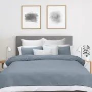 Bas Phillips New York Mercury and White Quilt Cover Set