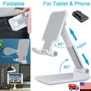 Foldable Adjustable Tablet Mount Stand Mobile Phone iPad iPhone Desktop Holder