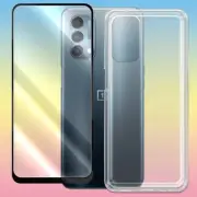 Premium Real Screen Protector Clear Case for OnePlus Nord N200 5G DE2118