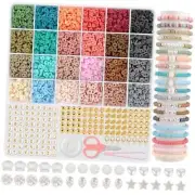 Clay Bead Bracelet Kit, Friendship Bracelet Making Kit for Clay Beads-BE