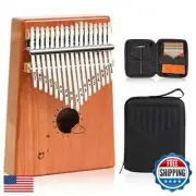 Kalimba 17 Keys Thumb Piano with Protective Box, Tuning Hammer and English St