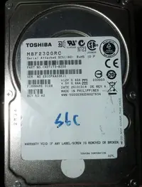 在飛比找Yahoo!奇摩拍賣優惠-Toshiba良品SAS 300GB 10K 2.5吋硬碟M