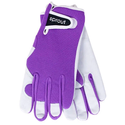 Sprout Goatskin Jacaranda Purple Annabel Trends Ladies Garden House Gloves OSFA