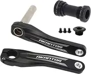 Bicycle Crankset, GXP Mountain Bicycle Crankset 170mm Hollow Integrated Bike Crank Arm CNC Aluminum Alloy Cranks Left and Right Bottom Bracket