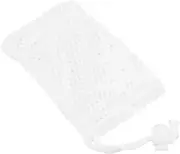 MUSISALY 2 Pcs Exfoliating Soap Saver Pouch Drawstring for Hand Facial Soap Storage Maker Net Random