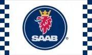 Saab Checkered Racing 3x5 Ft Banner Flag Car Racing Show Garage Wall Workshop