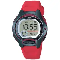 在飛比找PChome24h購物優惠-CASIO太空風格時尚電子錶 (紅)