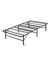 [Artiss] Metal Base Folding Bed Frame King Single in Black