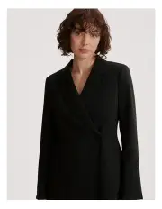[Country Road] Longline Slim Blazer in Black